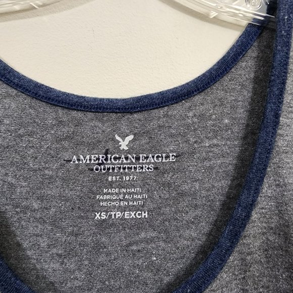 American Eagle NWOT I love hot beaches graphic tank top men's size extra small - Picture 2 of 8